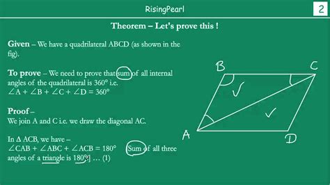 Angle Sum In Quadrilateral