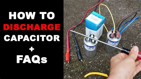 How to Discharge a HVAC Capacitor - YouTube