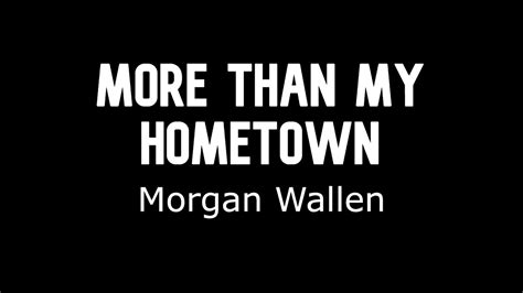 Morgan Wallen - more than my hometown // (Sub Español+lyrics) - YouTube