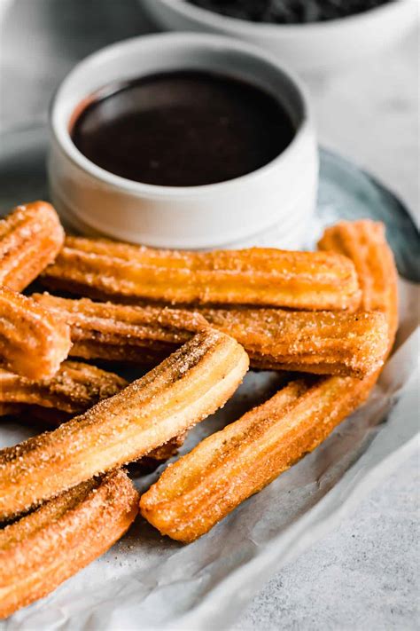 Homemade Churros with Chocolate Sauce | Easy Weeknight Recipes