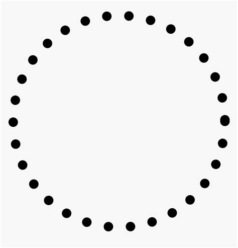 Circle Dotted Line Png, Transparent Png , Transparent Png Image - PNGitem