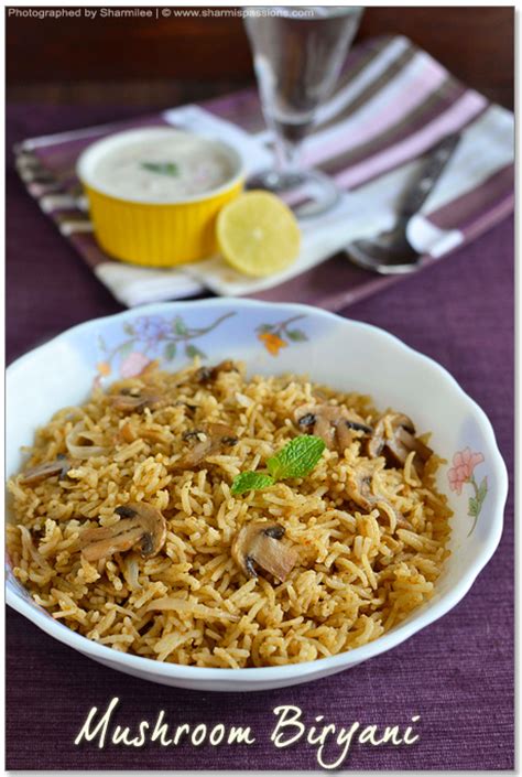 Mushroom Biryani Recipe - How to make mushroom biryani - Kalan Biryani ...