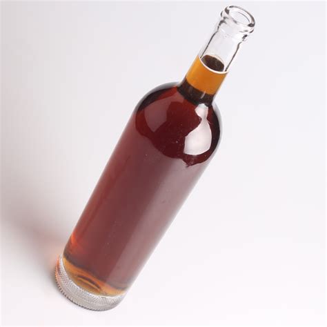 750ml hot selling unique shaped rum bottle with golden cap, High ...