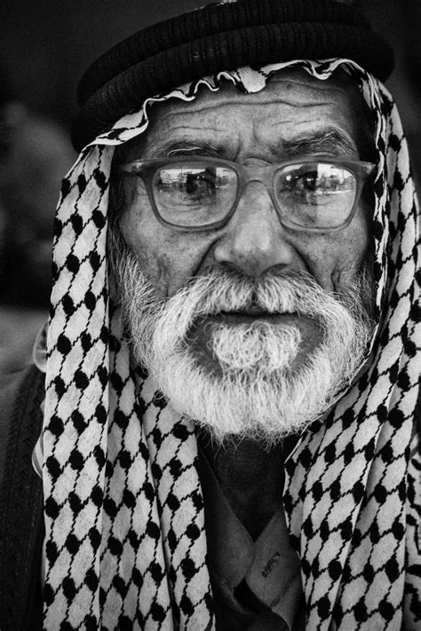 Portrait of an Iraqi man | Black and white art drawing, Black and white ...