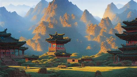 beautiful 1 9 6 0 s ancient chinese landscape, | Stable Diffusion