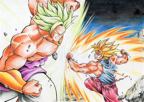 Amv Luta Vegeta Vs Broly Goku Desenho Desenhos Dragonball Super ...