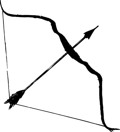 Bow And Arrow Png Image | Arrow silhouette, Arrow illustration, Bow drawing