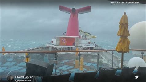 Video shows Carnival Sunshine cruise ship rocked by storm | khou.com