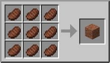 Cooked Beef Block | How to craft cooked beef block in Minecraft ...