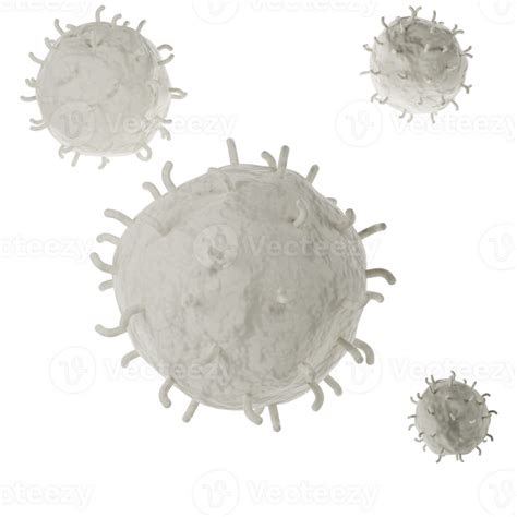 White blood cell 3d realistic icon analysis. Leukocytes medical ...