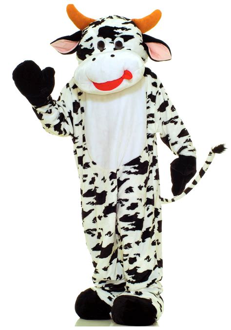 Mascot Cow Costume | Farm Animal Costume | Full Body Suit