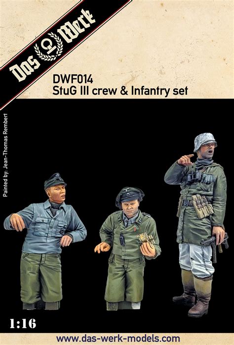 StuG III Crew & Infantry Set 1/16 | DWF014