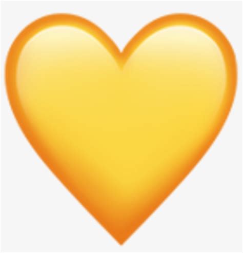 Iphone Emoji Heart Yellow Jpg Free Stock - Yellow Heart Emoji Iphone ...