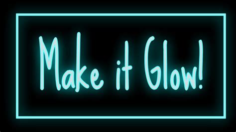 How to create a neon glow effect in Google Slides. - SlidesMania