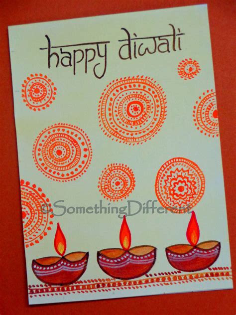 Diwali Greeting Card | Handmade diwali greeting cards, Diwali greetings ...