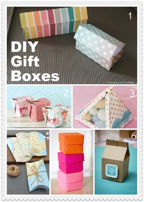 DIY favor boxes