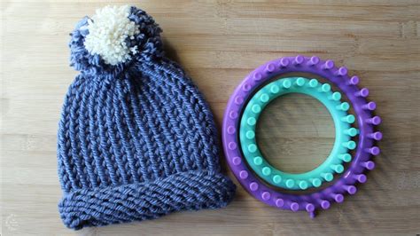 How to Knit A Hat Using A Round Loom | Easy Pattern For Beginners | The ...