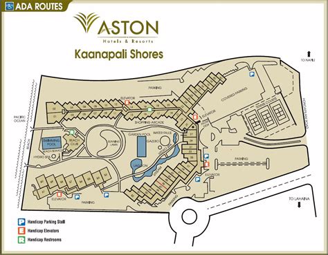 Map Layout Aston Kaanapali Shores