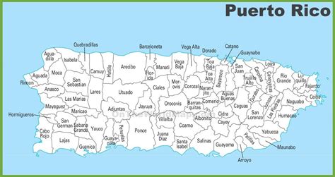 Miami and san juan puerto rico map - polewhatis