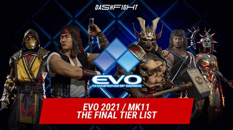 Mortal Kombat 11 Pre-Evo Tier List: The Final Tier List | DashFight