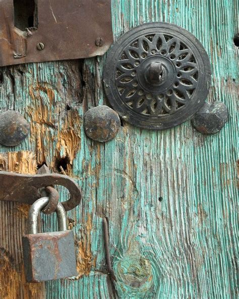 Vintage door lock stock image. Image of cracked, abandoned - 1499509