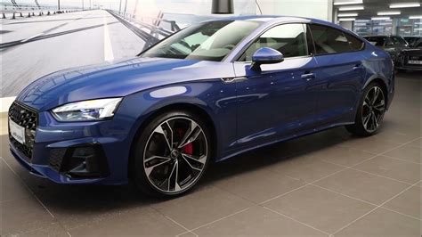 BEST SPEC!!! 2023 Audi A5 Sportback in Ascari blue |black optic|red ...