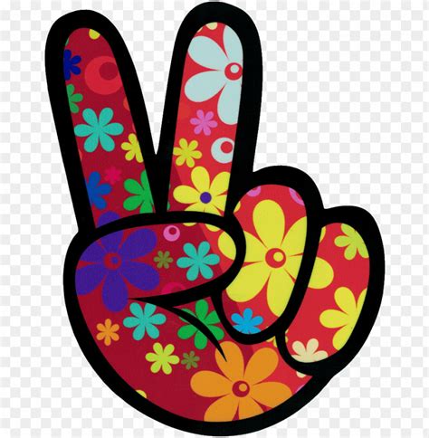 Free download | HD PNG left hand peace fingers hippie stickers PNG ...