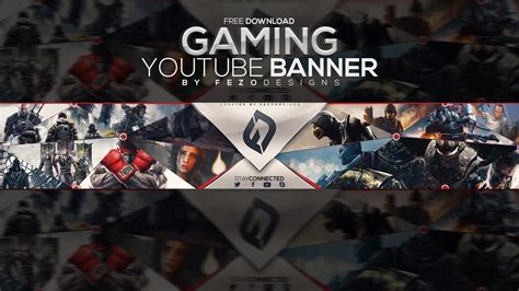 Pro Gaming YouTube Banner Template | FezoDesigns | Free... | Doovi