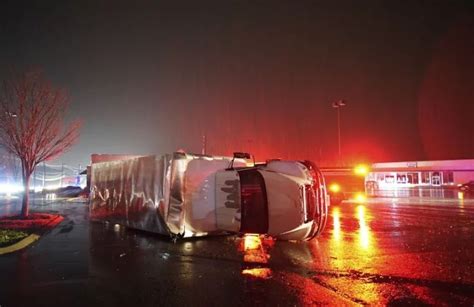 6 killed, big rigs tossed over in central Tennessee tornado ...