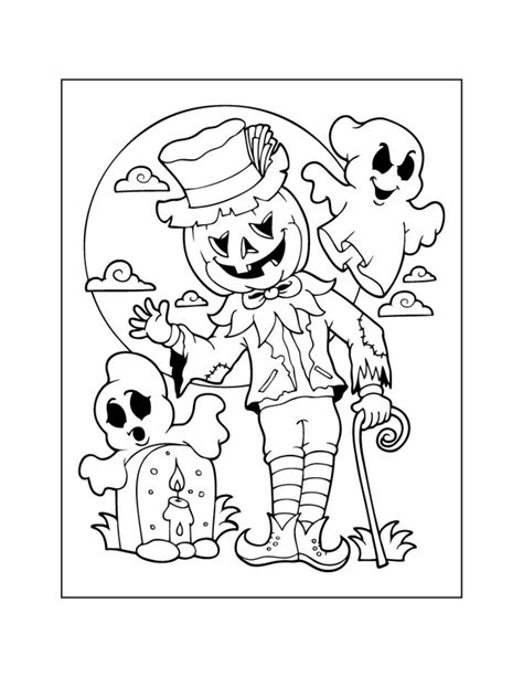 Halloween Coloring Pages, Halloween Pdf, Halloween Printable, Halloween ...