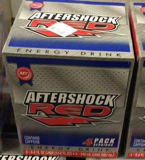 Aftershock Red Sugar Free Energy Drink (Big Lots) - The Budget Reviews