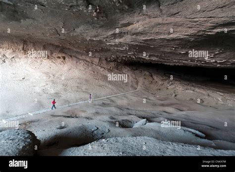 Mylodon cave, Torres del Paine, Chilean Patagonia, Chile Stock Photo ...