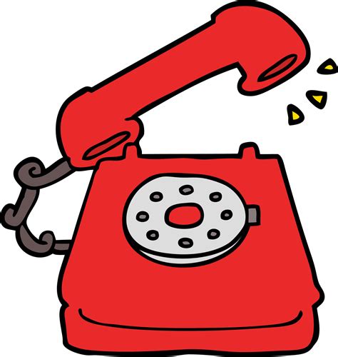 cartoon old telephone 12138190 Vector Art at Vecteezy