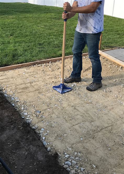 How to Install A Custom Paver Patio - Room for Tuesday Blog