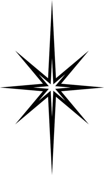 Shining Star Clipart Images | Shining Star Black And White Clipart in ...