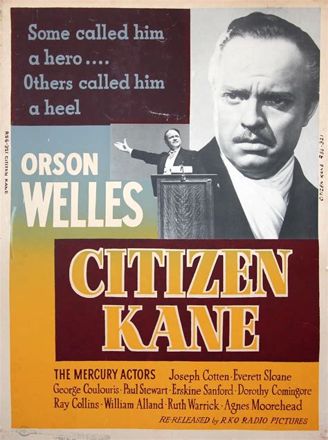 CITIZEN KANE (1941; 1956 re-issue) | Classic movie posters, Iconic ...