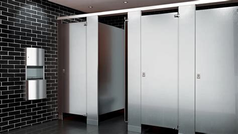 Stainless Steel Bathroom Stalls, Quick, Private - Partition Plus