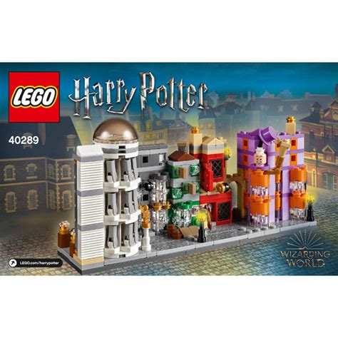 LEGO Diagon Alley Set 40289 Instructions Set | Brick Owl - LEGO Marketplace