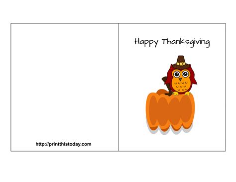 Free Printable Thanksgiving Greeting Cards