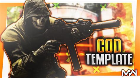 Call of Duty Modern Warfare Thumbnail Template!! PSD! - YouTube