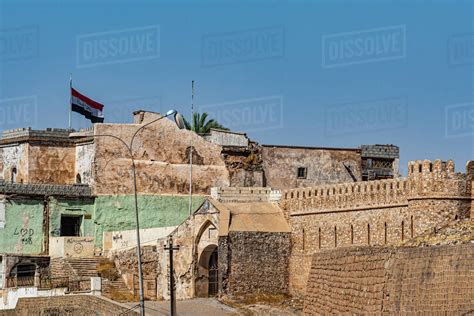 Kirkuk Citadel, Kirkuk, Iraq, Middle East - Stock Photo - Dissolve