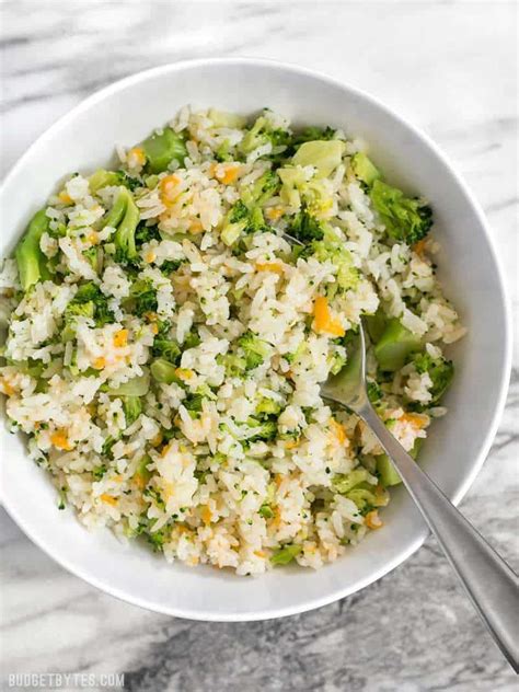 Easy Cheesy Broccoli Rice - Budget Bytes