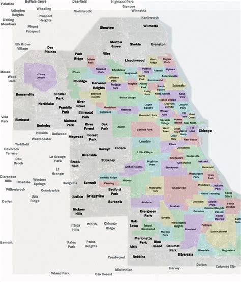 Map Of Chicago Suburbs – Map Of The World