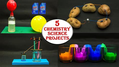 5 Chemistry Science Projects - YouTube