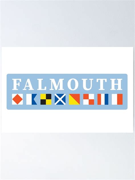 "Falmouth, MA" Poster for Sale by Liv-O-Designs | Redbubble