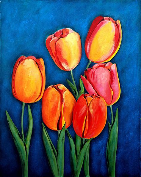 Famous Tulip Painting at PaintingValley.com | Explore collection of ...