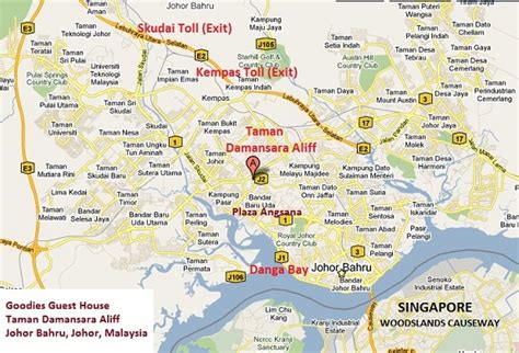 Johor Bahru Map