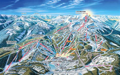 Big Sky Ski Resort Trail Map | Montana Ski Resort Maps