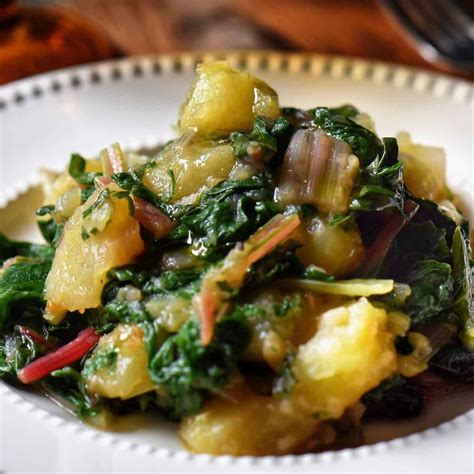 Swiss Chard Recipe with Potatoes | Chard recipes, Swiss chard recipes ...