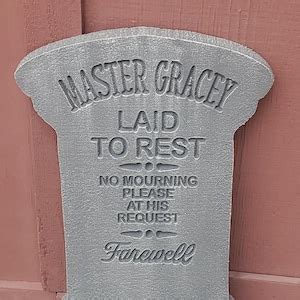 Haunted Mansion Themed Custom Gravestone Tombstone. Set of 6 - Etsy